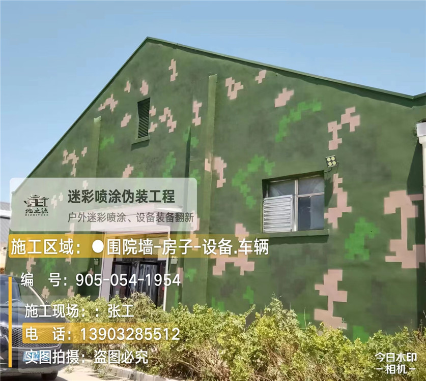 那曲外墙数码迷彩漆施工报价清单（100㎡标准墙面测算）
